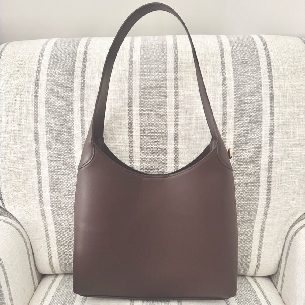 MINKARS faux leather slouchy shoulder bag NWOT